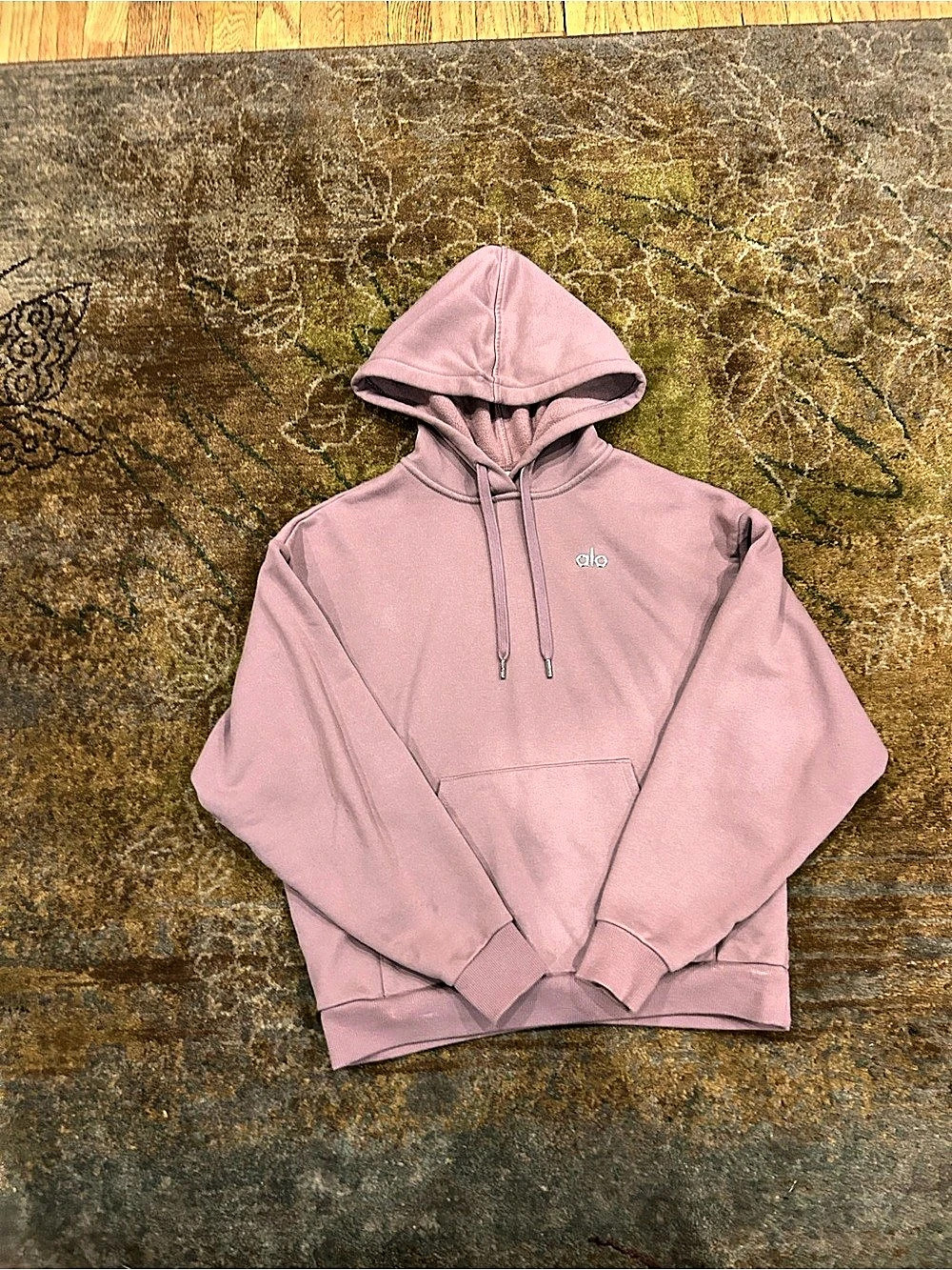 alo Pullover Hoodie in Pink Like New